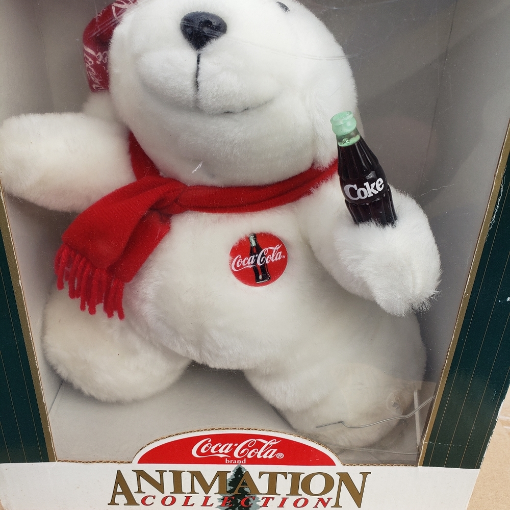 Coca-Cola bear, from 1998, brand new